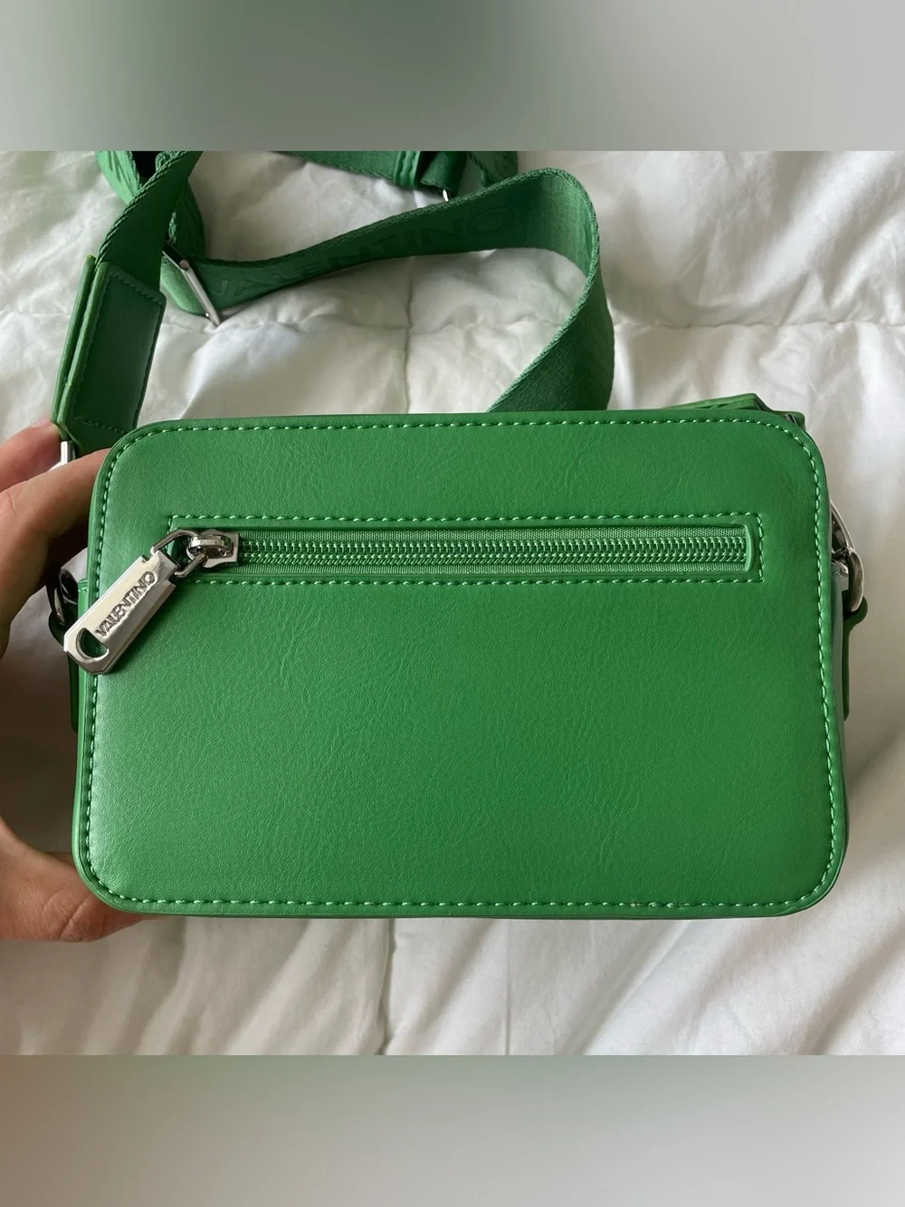 Valentino by Mario Valentino Spa Green Logo Belt Bag - Picture 6 of 16